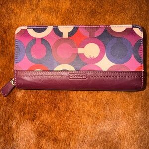 Y2K Coach Multicolor Women's Wallet